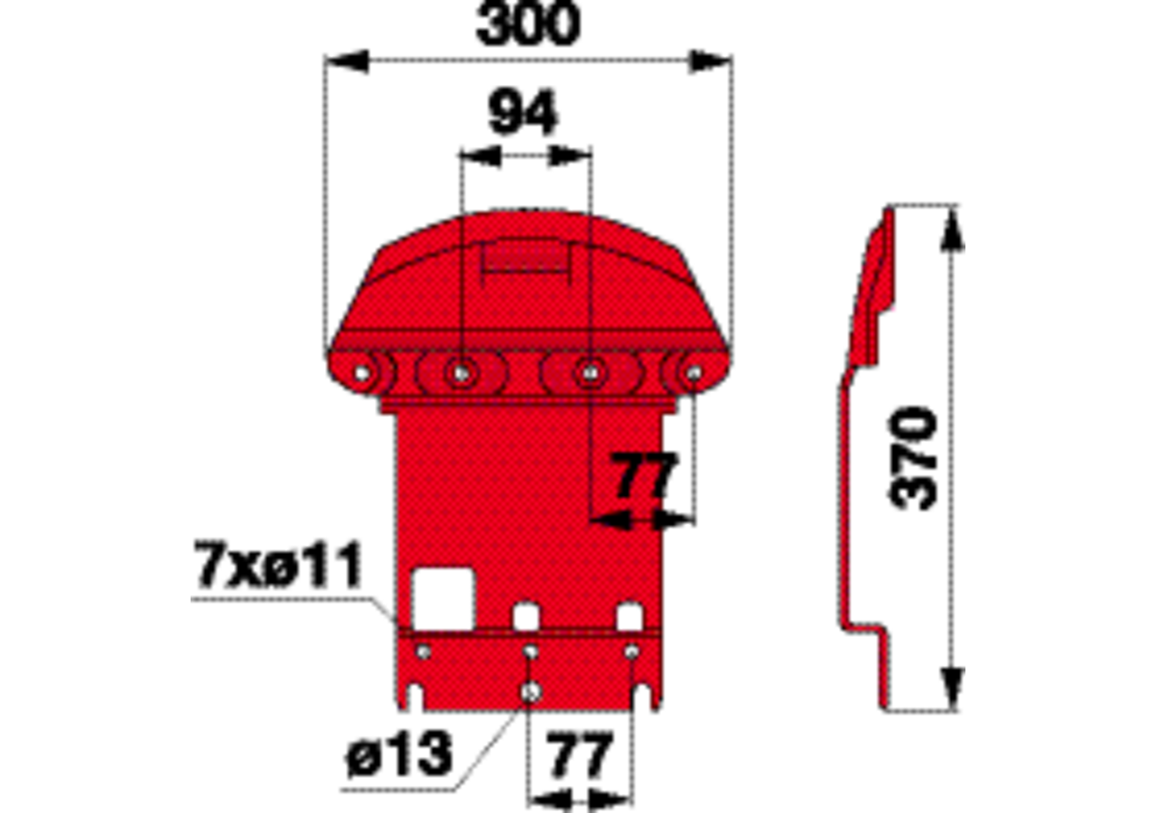 Gleitkufe kurz – passend für Mörtl 042558 GartenShop24