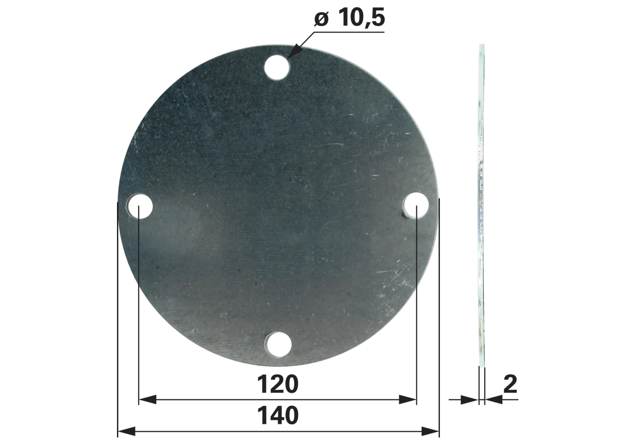 Mähtrommeldeckel AD 140 mm – passend für Krone 230068.0 GartenShop24