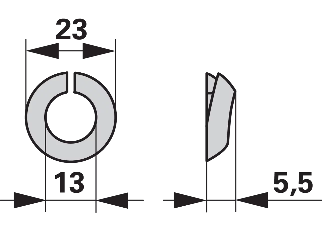Federring M12, DIN 74361 Claas 236445.0 Claas