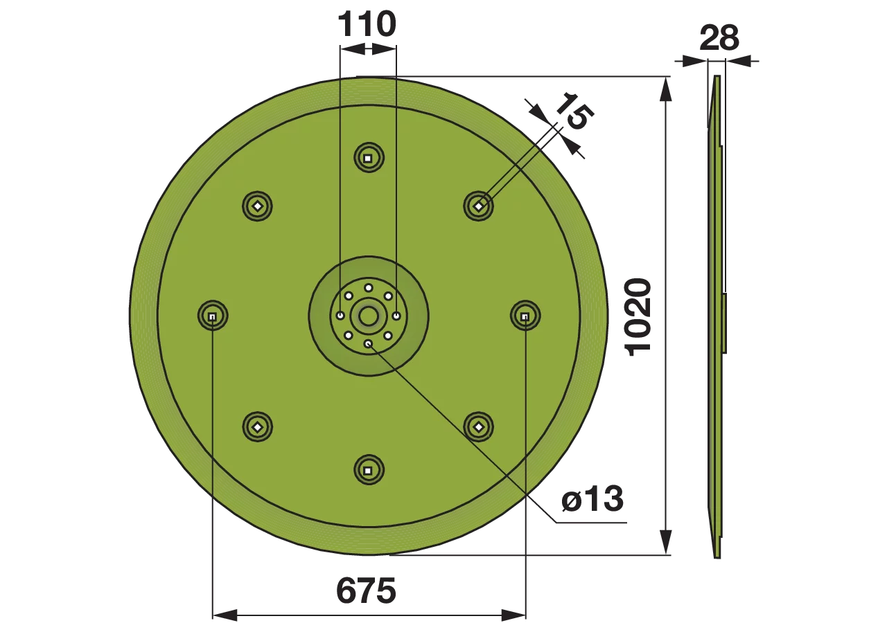 Gleitsohle AD 1.020 mm – passend für Claas 951271.0 GartenShop24