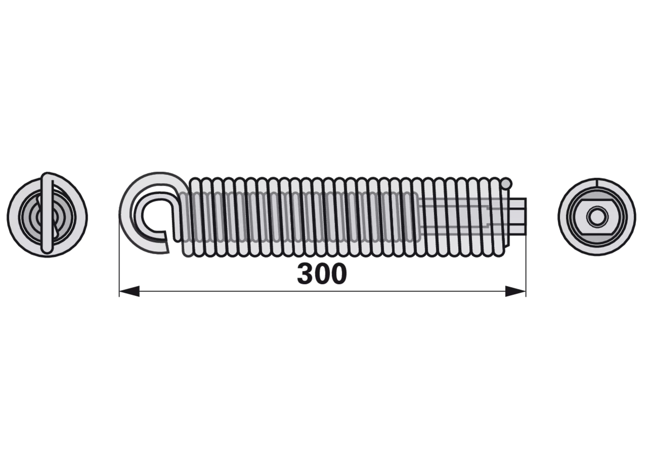 Zugfeder – passend für Claas 951 199.0 GartenShop24