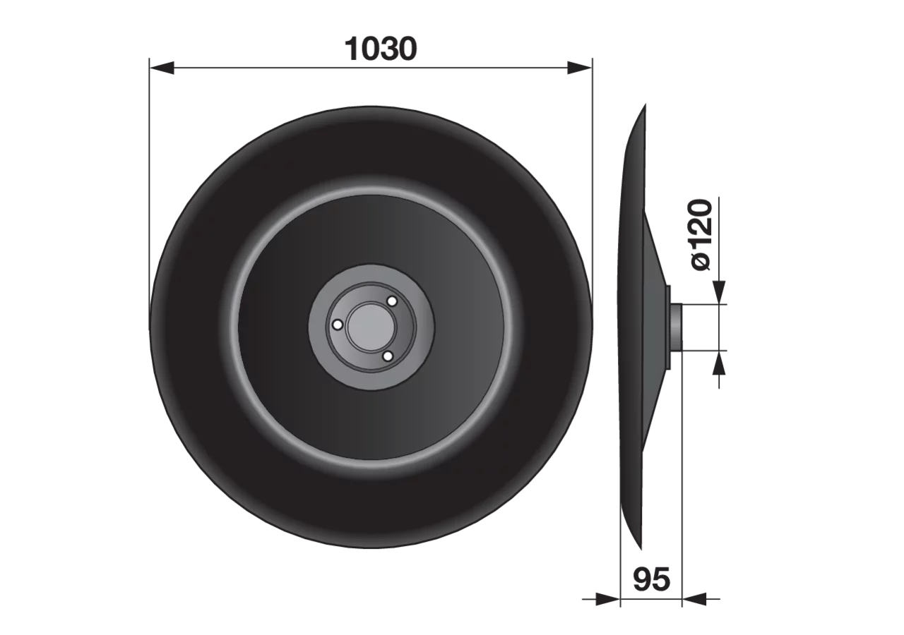 Gleitteller AD 1.030 mm SIP 154674800 SIP