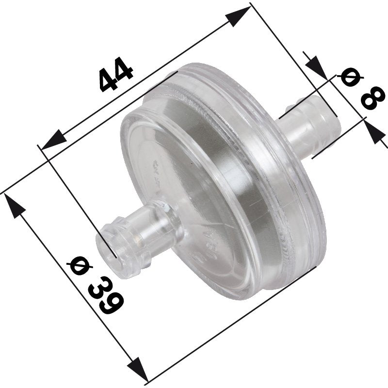 Benzinfilter für Schlauch ID 8 mm – Universal Benzinfilter