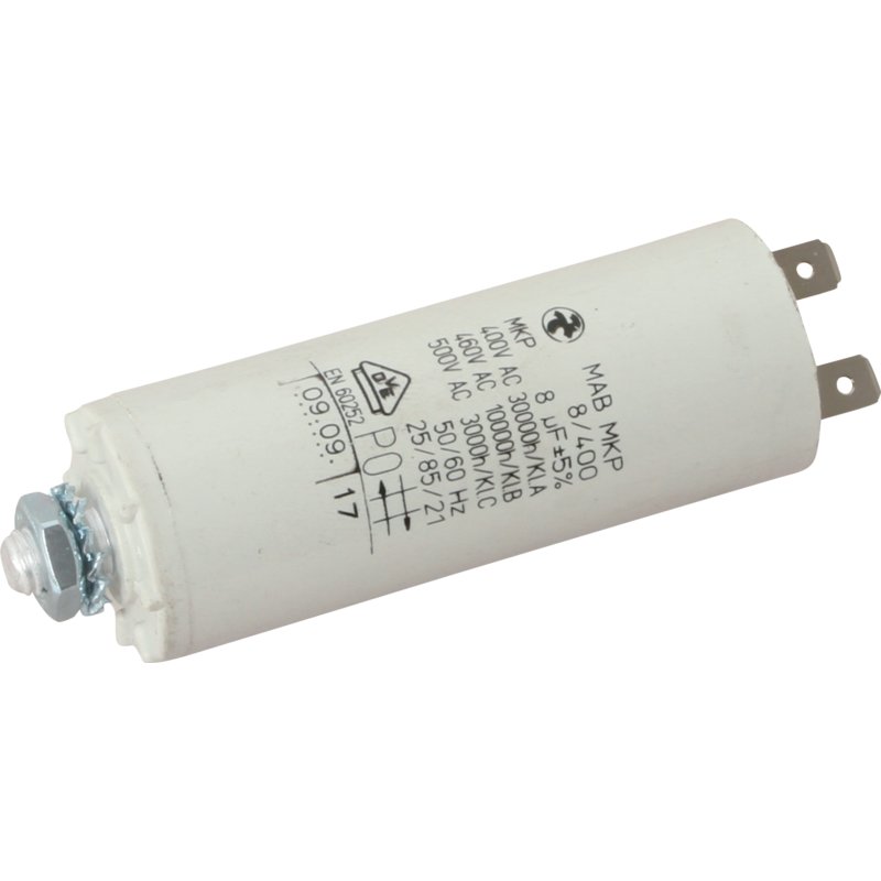 Kondensator 8 µF, AD 30 mm