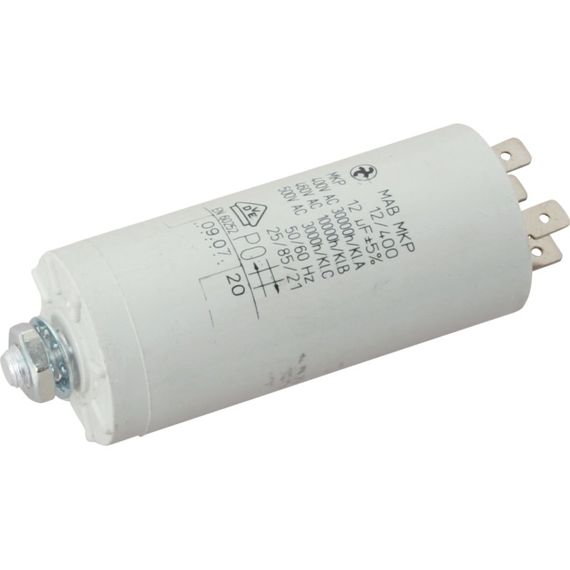 Kondensator 12 µF, AD 35 mm