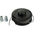 Tecomec Fadenkopf AD 109 mm, Tap-N-Go Tecomec 50719070 – mit Gewindeadapter M10 x 1 LH F M12 x 1