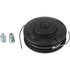 Tecomec Fadenkopf AD 130 mm, Bump-N-Work Tecomec 50739123 – Fadenkopf mit Spule und hoher Schnurkapazität