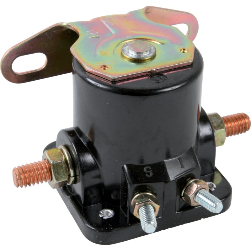 Magnetschalter mit 4 Anschlüssen für Starter, 12 V universal GartenShop24 - Hochwertige Gartengeräte