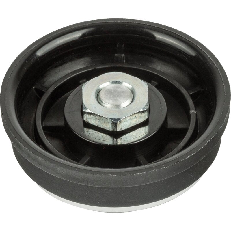 Tecomec Druckknopf BNW 109, verstärkt mit Alu mit Lager drehbar K00401265 – Drehbarer Knopf mit Aluplatte passend zu Bump-N-Work 130