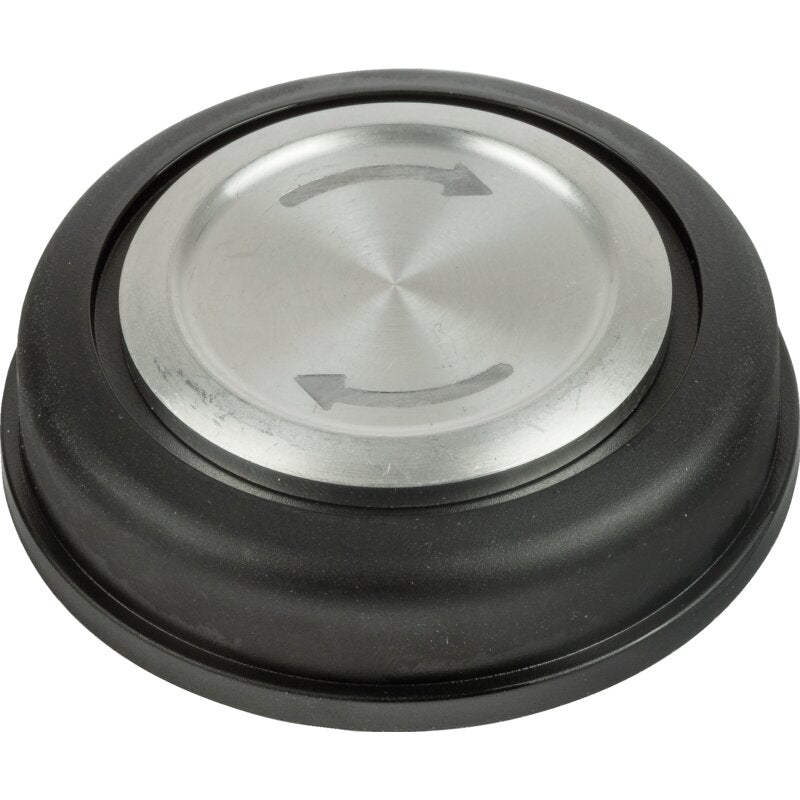 Tecomec Druckknopf BNW 130, verstärkt mit Alu mit Lager drehbar K00401264 – Drehbarer Knopf mit Aluplatte passend zu Bump-N-Work 130