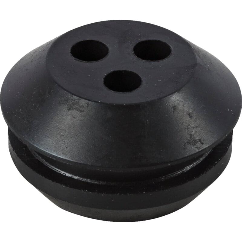 Gummitülle DM 20 mm, 3 x 4 mm Löcher für Benzintank