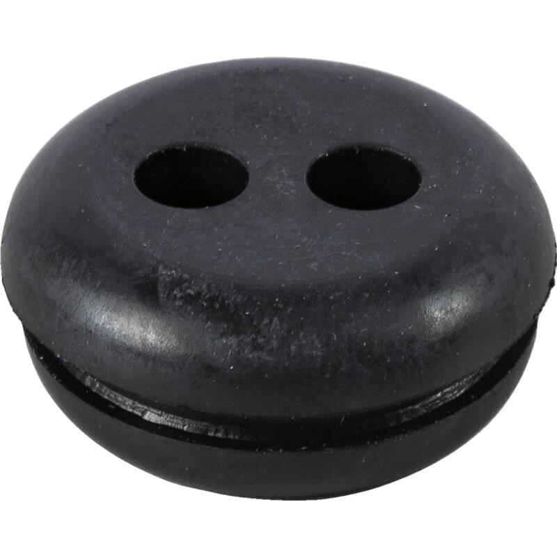 Gummitülle DM 22 mm, 2 x 5 mm Löcher für Benzintank