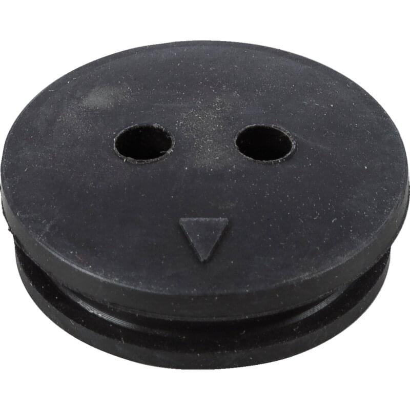 Gummitülle DM 24 mm, 2 x 3,5 mm Löcher für Benzintank