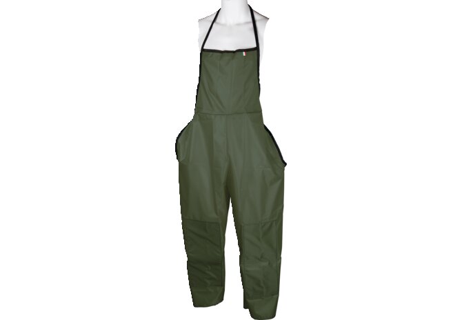 Überziehlatzhose mit Freischneiderschutz Grün Universal GartenShop24 - Hochwertige Gartengeräte