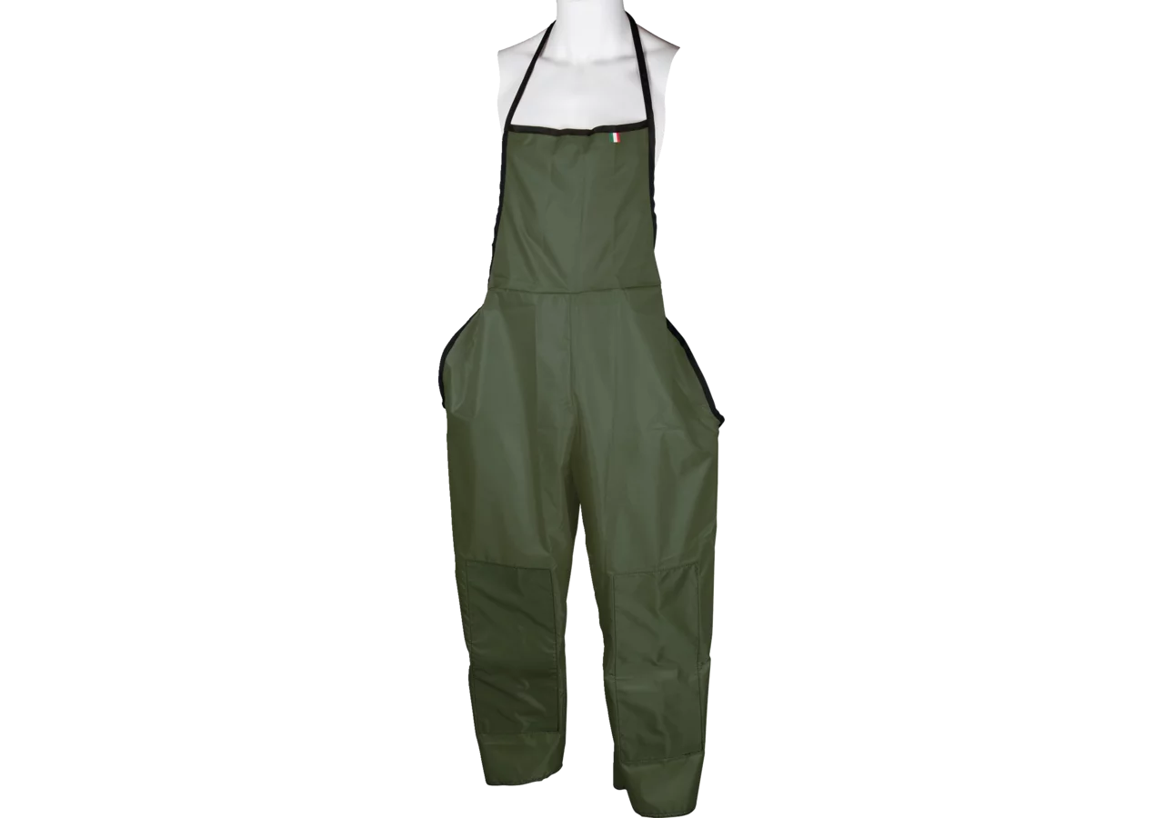 Überziehlatzhose mit Freischneiderschutz Grün Universal GartenShop24 - Hochwertige Gartengeräte