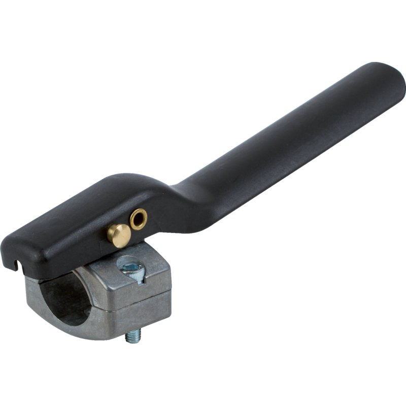 Totmanngriff für Rohr AD 25 mm, Schwarz – Betätigungshebel