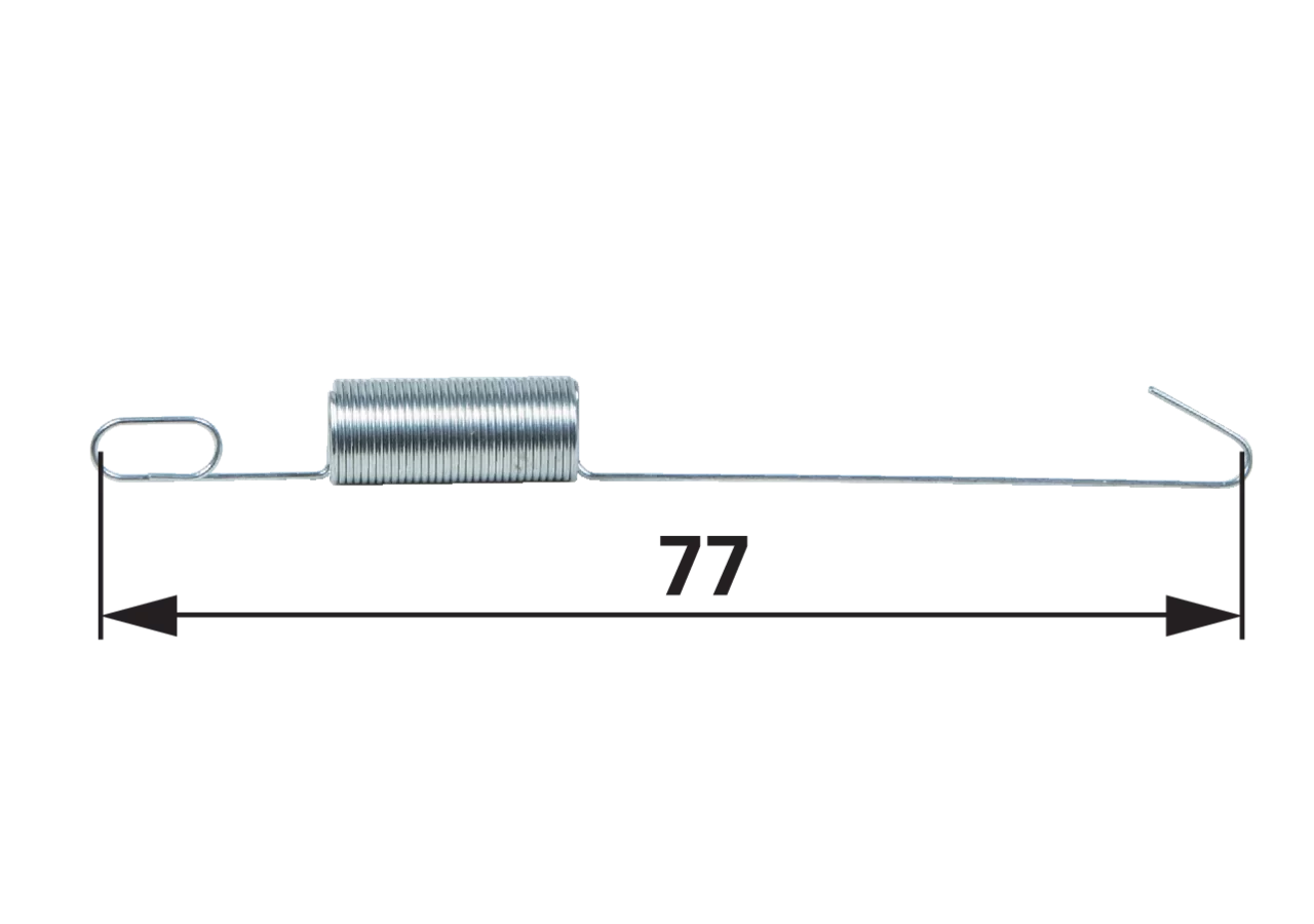 Reglerfeder L 77 mm passend für Castelgarden, Stiga SV35, SV40, SV150 – Ersatz für Stiga 185500150 GartenShop24 - Hochwertige Gartengeräte