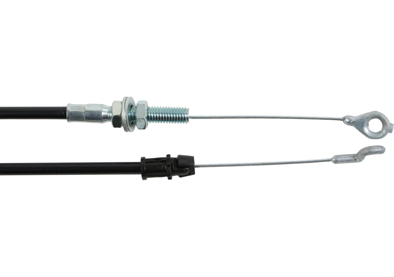 Bremszug L 1180 mm – Mit Anschlussteile: Öse und Z-Form – passend für GGP, Castel Garden 81000639 GartenShop24 - Hochwertige Gartengeräte