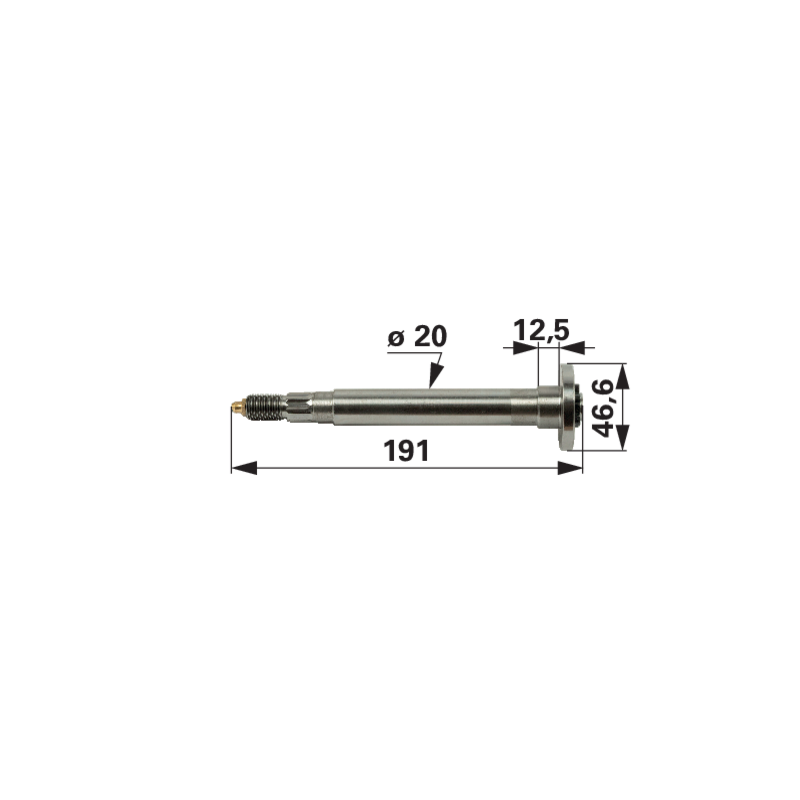 AYP Messerwelle L 192 mm, 5-Stern 187291