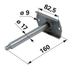 Stiga Messerwelle L 160 mm 1134505203