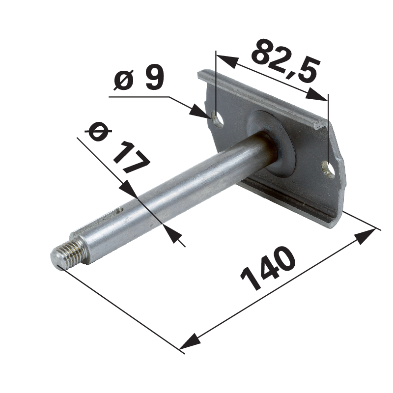Stiga Messerwelle L 140 mm 1134505204