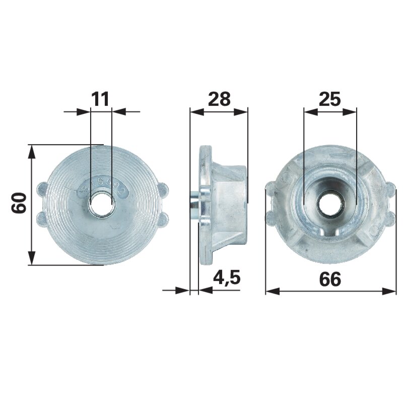 Husqvarna Messerhalter ID 25 mm 503258501