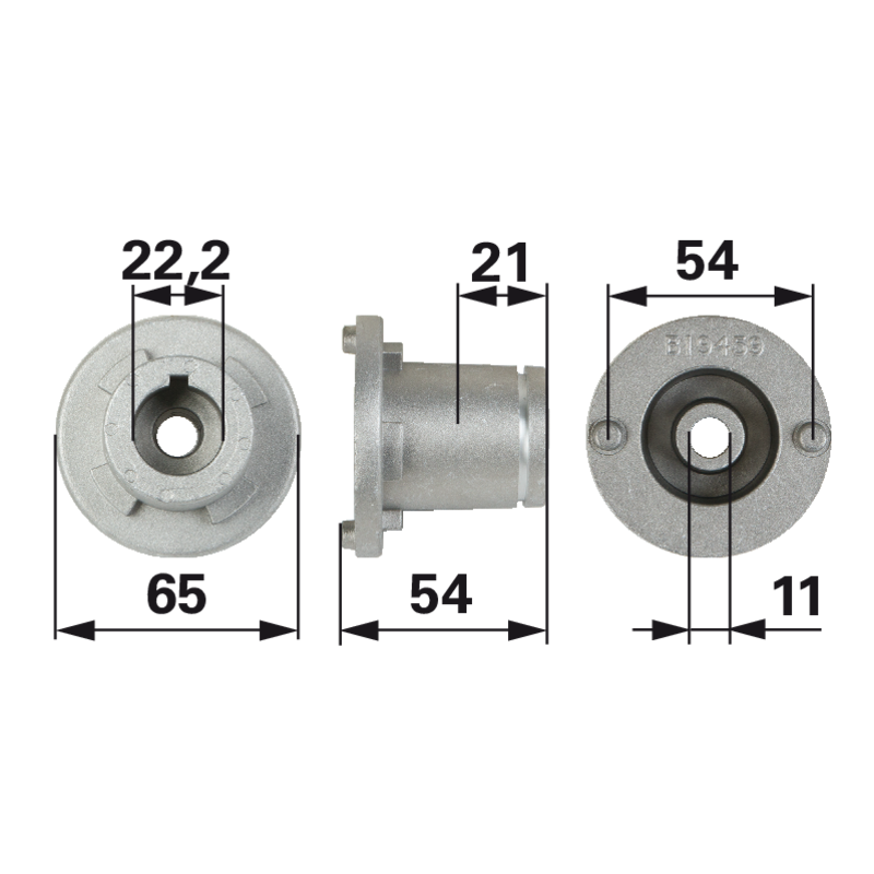Stiga Messerhalter ID 22,2 mm 1111140801