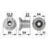 Stiga Messerhalter ID 22,2 mm 1111140801