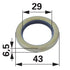 Tecumseh Wellendichtring AD 43 mm 31950 – Dichtungsring passend zu Tecumseh Modell: VM70
