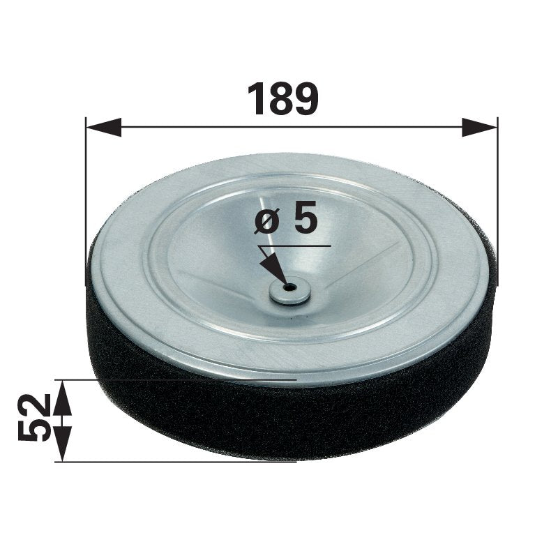 Honda Luftfilter rund, AD 189 mm 17210