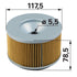 Lombardini Luftfilter rund, AD 117,5 mm 2175223