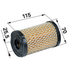 Tecumseh Luftfilter rund, AD 70 mm 34700