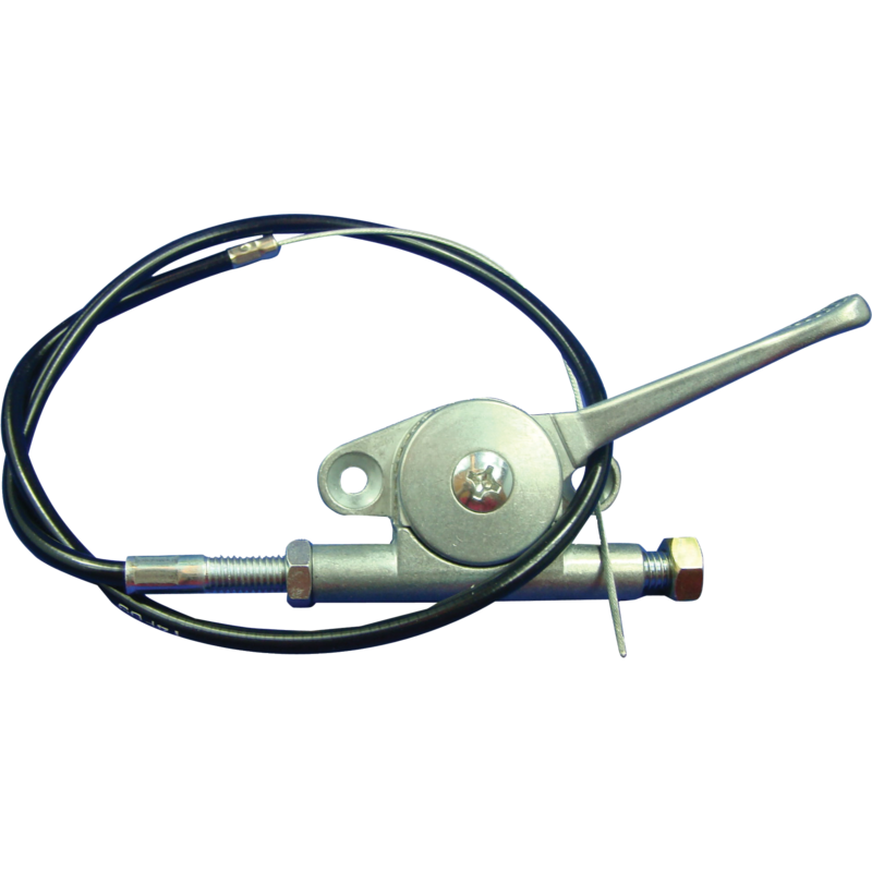 Magura Regulierhebel für Flansch LA 50 mm – Gashebel komplett mit Bowdenzug Hebellänge 65 mm
