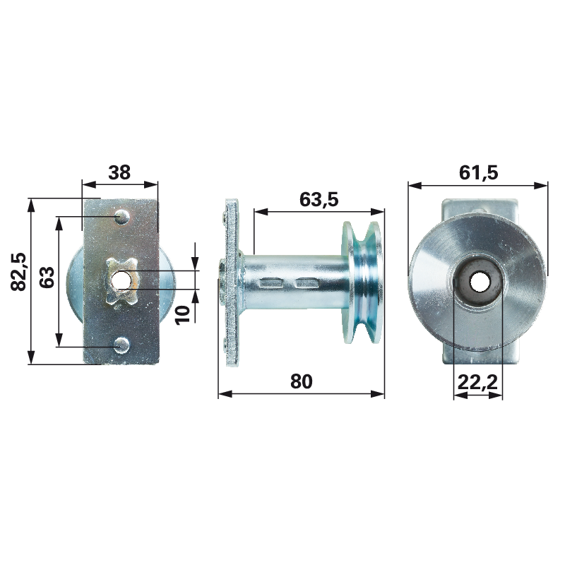 MTD Messerhalter ID 22,2 mm 68702555