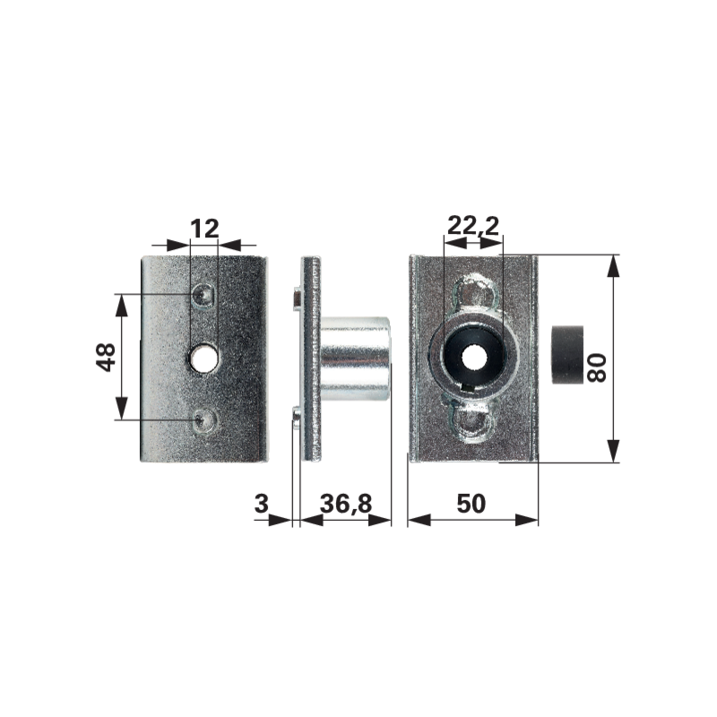 Hecht DYM Messerhalter ID 22,2 mm 1563