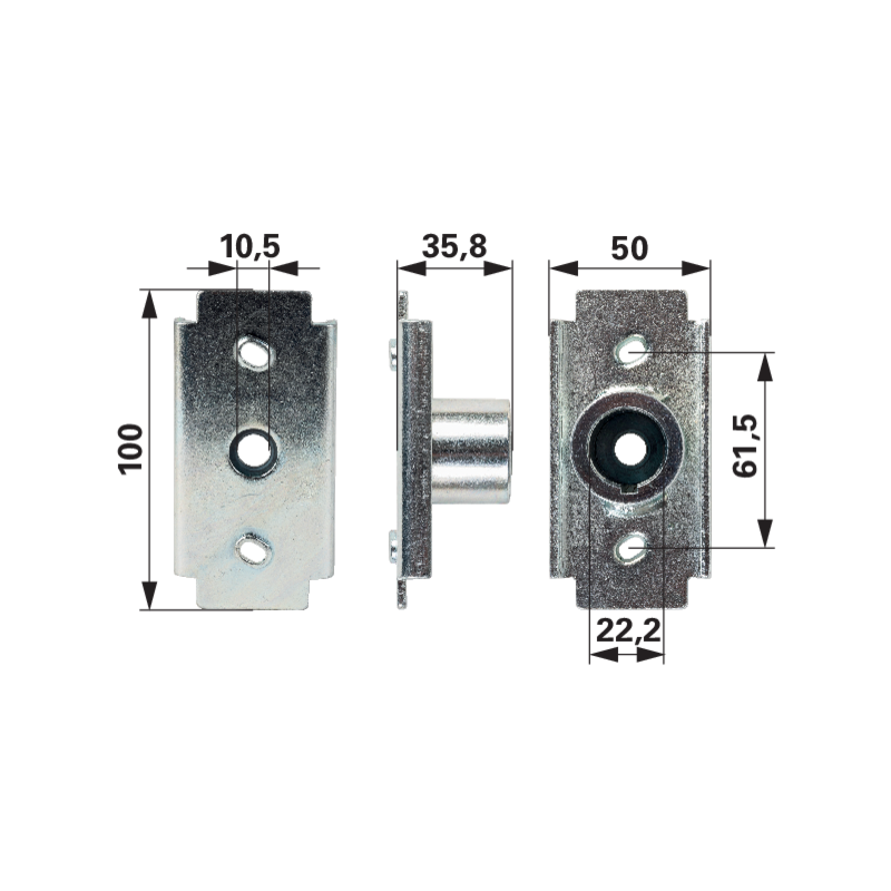 Hecht DYM Messerhalter ID 22,2 mm 1578