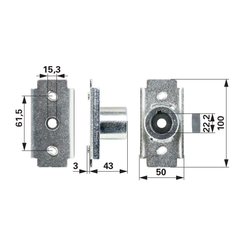 Husqvarna Messerhalter ID 22,2 mm Husqvarna