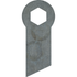 Hecht Vertikutiermesser 18-teilig, L 92,4 mm, ZB 6-kant