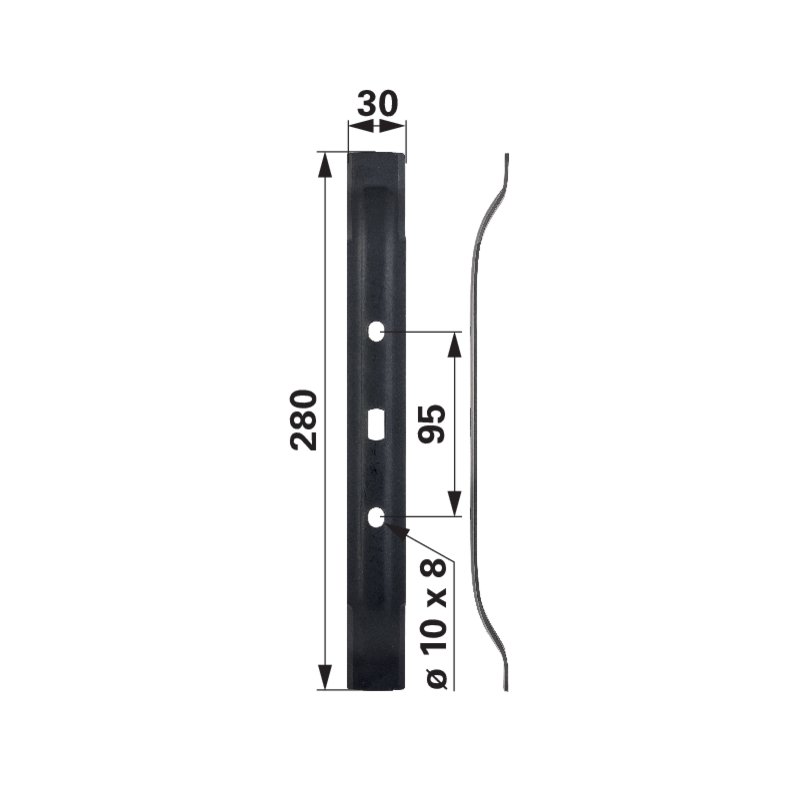 Stihl Ersatzmesser L 280 mm, im Blister
