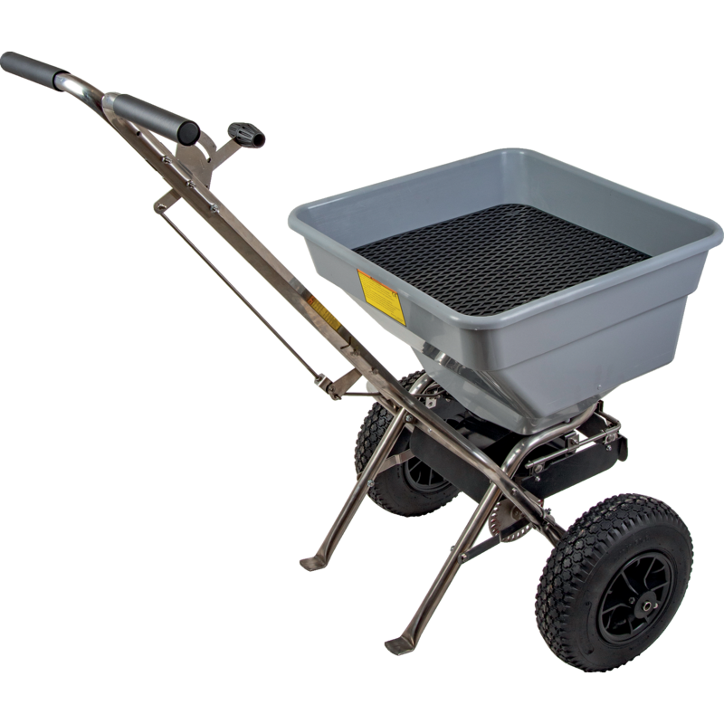 Streuwagen für Streusalz, handbetrieben, Nutzlast 45 kg Arbeitsbreite von 1,2 - 3,65 Meter