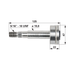 Husqvarna Messerwelle L 125 mm 532137553
