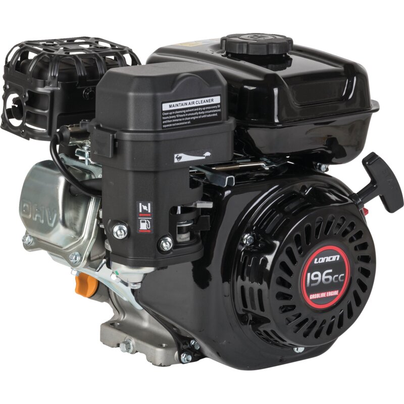 Benzinmotor Loncin H200-A-E5, 4,1 KW KW 20 mm x 53 mm – H200 196 ccm 4