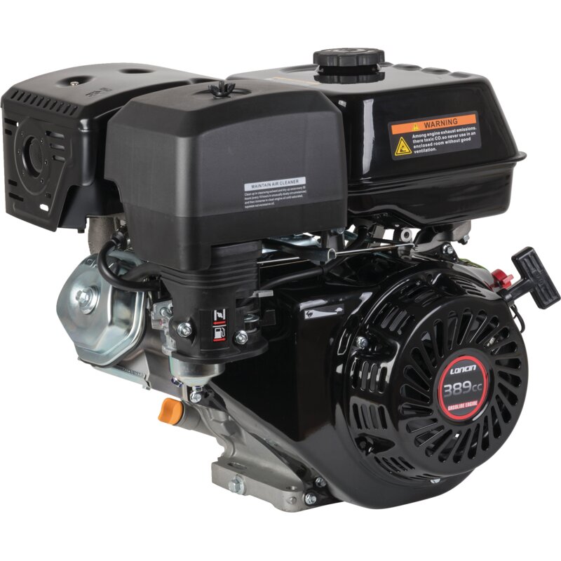 Benzinmotor Loncin LCG390FA-I-E5, 8,2 KW / KW 25,4 mm x 88,5 mm – G390FA 389 ccm 8