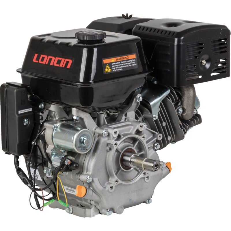 Benzinmotor Loncin LCG390FD-I-E5, 8,2 KW / KW 25,4 mm x 88,5 mm – G390FD 389 ccm 8