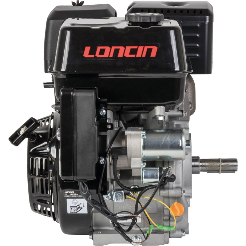 Benzinmotor Loncin LCG390FD-I-E5, 8,2 KW / KW 25,4 mm x 88,5 mm – G390FD 389 ccm 8