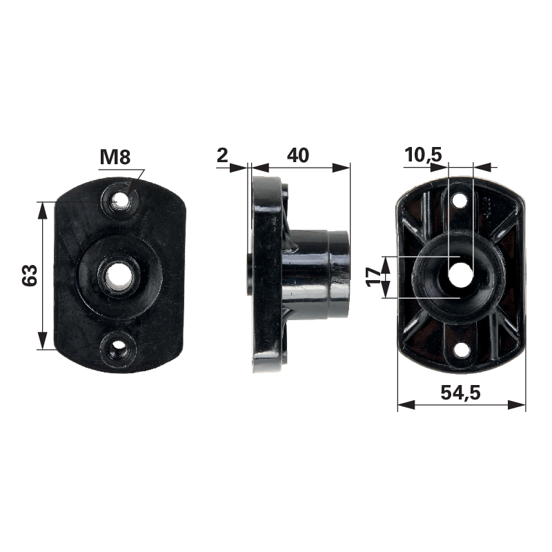 Castel Garden Messerhalter ID 17 mm 224631861