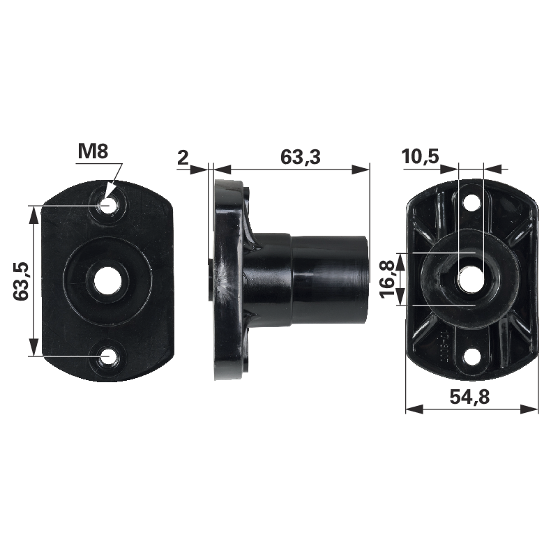 Castel Garden Messerhalter ID 16,8 mm 224631871