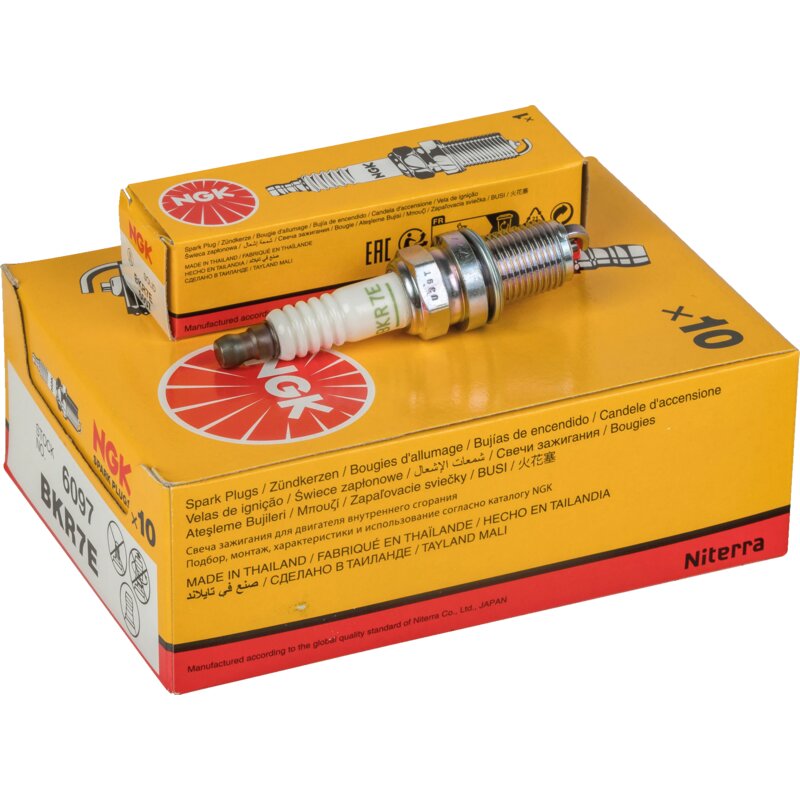 NGK Zündkerze NGK BKR7E, Packung, 10 Stück