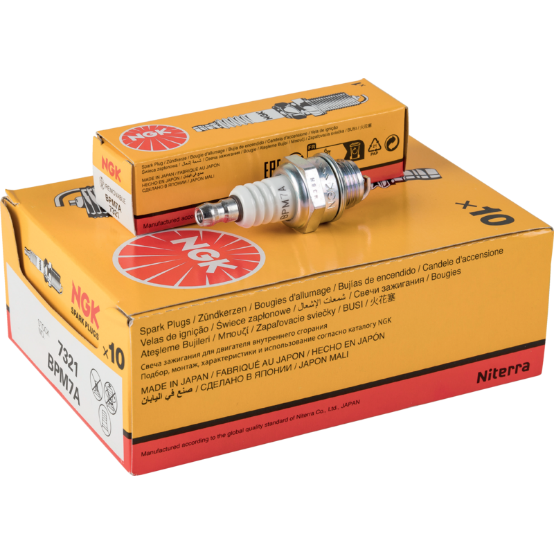 NGK Zündkerze NGK BPM7A, Packung, 10 Stück