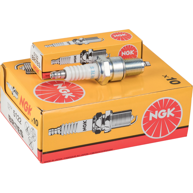 NGK Zündkerze NGK BR7ES, Packung, 10 Stück